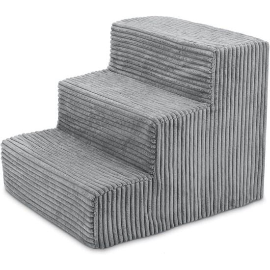 Best Pet Supplies Foldable Foam Pet Stairs for Small Dogs and Cats, Portable Ramp Stairs for Couch, Sofa and Bunk Bed Climbing, Non-Slip Balanced Indoor Support, Paw Proof - Best Pet Supplies Foldable Foam Pet Stairs for Small Dogs and Cats, Portable Ramp Stairs for Couch, Sofa and Bunk Bed Climbing, Non-Slip Balanced Indoor Support, Paw Proof -