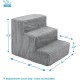 Best Pet Supplies Foldable Foam Pet Stairs for Small Dogs and Cats, Portable Ramp Stairs for Couch, Sofa and Bunk Bed Climbing, Non-Slip Balanced Indoor Support, Paw Proof - Best Pet Supplies Foldable Foam Pet Stairs for Small Dogs and Cats, Portable Ramp Stairs for Couch, Sofa and Bunk Bed Climbing, Non-Slip Balanced Indoor Support, Paw Proof -
