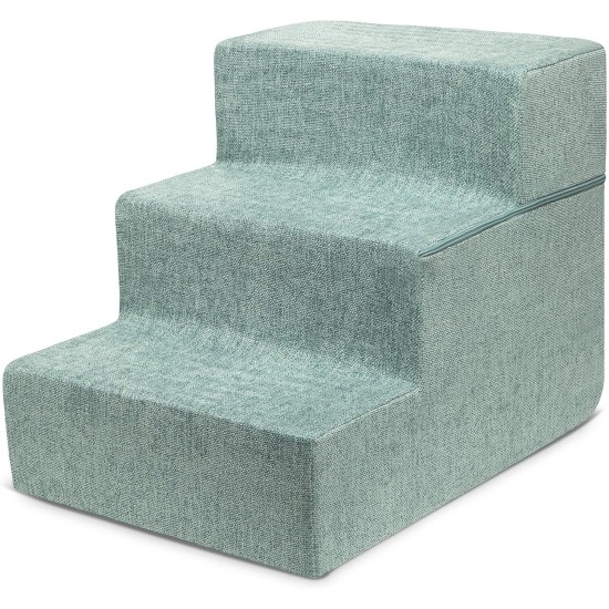 Best Pet Supplies Foldable Foam Pet Stairs for Small Dogs and Cats, Portable Ramp Stairs for Couch, Sofa and Bunk Bed Climbing, Non-Slip Balanced Indoor Support, Paw Proof - Best Pet Supplies Foldable Foam Pet Stairs for Small Dogs and Cats, Portable Ramp Stairs for Couch, Sofa and Bunk Bed Climbing, Non-Slip Balanced Indoor Support, Paw Proof -
