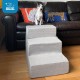 Best Pet Supplies Foldable Foam Pet Stairs for Small Dogs and Cats, Portable Ramp Stairs for Couch, Sofa and Bunk Bed Climbing, Non-Slip Balanced Indoor Support, Paw Proof - Best Pet Supplies Foldable Foam Pet Stairs for Small Dogs and Cats, Portable Ramp Stairs for Couch, Sofa and Bunk Bed Climbing, Non-Slip Balanced Indoor Support, Paw Proof -