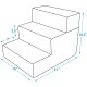Best Pet Supplies Foldable Foam Pet Stairs for Small Dogs and Cats, Portable Ramp Stairs for Couch, Sofa and Bunk Bed Climbing, Non-Slip Balanced Indoor Support, Paw Proof - Best Pet Supplies Foldable Foam Pet Stairs for Small Dogs and Cats, Portable Ramp Stairs for Couch, Sofa and Bunk Bed Climbing, Non-Slip Balanced Indoor Support, Paw Proof -
