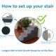 Best Pet Supplies Foldable Foam Pet Stairs for Small Dogs and Cats, Portable Ramp Stairs for Couch, Sofa and Bunk Bed Climbing, Non-Slip Balanced Indoor Support, Paw Proof - Best Pet Supplies Foldable Foam Pet Stairs for Small Dogs and Cats, Portable Ramp Stairs for Couch, Sofa and Bunk Bed Climbing, Non-Slip Balanced Indoor Support, Paw Proof -