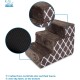 Best Pet Supplies Foldable Foam Pet Stairs for Small Dogs and Cats, Portable Ramp Stairs for Couch, Sofa and Bunk Bed Climbing, Non-Slip Balanced Indoor Support, Paw Proof - Best Pet Supplies Foldable Foam Pet Stairs for Small Dogs and Cats, Portable Ramp Stairs for Couch, Sofa and Bunk Bed Climbing, Non-Slip Balanced Indoor Support, Paw Proof -