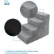 Best Pet Supplies Foldable Foam Pet Stairs for Small Dogs and Cats, Portable Ramp Stairs for Couch, Sofa and Bunk Bed Climbing, Non-Slip Balanced Indoor Support, Paw Proof - Best Pet Supplies Foldable Foam Pet Stairs for Small Dogs and Cats, Portable Ramp Stairs for Couch, Sofa and Bunk Bed Climbing, Non-Slip Balanced Indoor Support, Paw Proof -