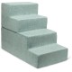 Best Pet Supplies Foldable Foam Pet Stairs for Small Dogs and Cats, Portable Ramp Stairs for Couch, Sofa and Bunk Bed Climbing, Non-Slip Balanced Indoor Support, Paw Proof - Best Pet Supplies Foldable Foam Pet Stairs for Small Dogs and Cats, Portable Ramp Stairs for Couch, Sofa and Bunk Bed Climbing, Non-Slip Balanced Indoor Support, Paw Proof -