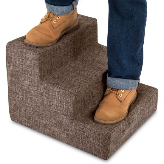 Best Pet Supplies Foldable Foam Pet Stairs for Small Dogs and Cats, Portable Ramp Stairs for Couch, Sofa and Bunk Bed Climbing, Non-Slip Balanced Indoor Support, Paw Proof - Best Pet Supplies Foldable Foam Pet Stairs for Small Dogs and Cats, Portable Ramp Stairs for Couch, Sofa and Bunk Bed Climbing, Non-Slip Balanced Indoor Support, Paw Proof -