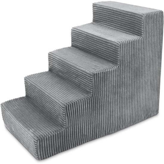 Best Pet Supplies Foldable Foam Pet Stairs for Small Dogs and Cats, Portable Ramp Stairs for Couch, Sofa and Bunk Bed Climbing, Non-Slip Balanced Indoor Support, Paw Proof - Best Pet Supplies Foldable Foam Pet Stairs for Small Dogs and Cats, Portable Ramp Stairs for Couch, Sofa and Bunk Bed Climbing, Non-Slip Balanced Indoor Support, Paw Proof -