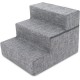 Best Pet Supplies Folding Pet Stairs with CertiPUR-US Certified Foam for Small to Medium Dogs/Cats, Ivory, 4 Steps (H:22") Best Pet Supplies Folding Pet Stairs with CertiPUR-US Certified Foam for Small to Medium Dogs/Cats, Ivory, 4 Steps (H:22")