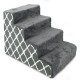 Best Pet Supplies Folding Pet Stairs with CertiPUR-US Certified Foam for Small to Medium Dogs/Cats, Ivory, 4 Steps (H:22") Best Pet Supplies Folding Pet Stairs with CertiPUR-US Certified Foam for Small to Medium Dogs/Cats, Ivory, 4 Steps (H:22")
