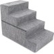 Best Pet Supplies Folding Pet Stairs with CertiPUR-US Certified Foam for Small to Medium Dogs/Cats, Ivory, 4 Steps (H:22") Best Pet Supplies Folding Pet Stairs with CertiPUR-US Certified Foam for Small to Medium Dogs/Cats, Ivory, 4 Steps (H:22")