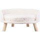 BingoPaw Raised Cat Sofa, Dog Sofa, for Cats, Puppy, Dogs, Avant-Garde Style Pet Sofa, Cat Stool with Wooden Legs, Sturdy Structure Cat Bed with Comfortable Cushion, 40/60 cm, White BingoPaw Raised Cat Sofa, Dog Sofa, for Cats, Puppy, Dogs, Avant-Garde Style Pet Sofa, Cat Stool with Wooden Legs, Sturdy Structure Cat Bed with Comfortable Cushion, 40/60 cm, White