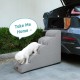 COZY KISS Dog Stairs for Small Dogs 40 cm, Pet Stairs for Couch Made of High Density Sponge, Dog Stairs Dog Ramp with Washable Cover and Non-Slip Base, 40 x 57 x 40 cm, 3 Steps, Grey COZY KISS Dog Stairs for Small Dogs 40 cm, Pet Stairs for Couch Made of High Density Sponge, Dog Stairs Dog Ramp with Washable Cover and Non-Slip Base, 40 x 57 x 40 cm, 3 Steps, Grey