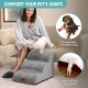 COZY KISS Dog Stairs for Small Dogs 40 cm, Pet Stairs for Couch Made of High Density Sponge, Dog Stairs Dog Ramp with Washable Cover and Non-Slip Base, 40 x 57 x 40 cm, 3 Steps, Grey COZY KISS Dog Stairs for Small Dogs 40 cm, Pet Stairs for Couch Made of High Density Sponge, Dog Stairs Dog Ramp with Washable Cover and Non-Slip Base, 40 x 57 x 40 cm, 3 Steps, Grey