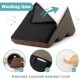 COZY KISS Dog Stairs for Small Dogs 40 cm, Pet Stairs for Couch Made of High Density Sponge, Dog Stairs Dog Ramp with Washable Cover and Non-Slip Base, 40 x 57 x 40 cm, 3 Steps, Grey COZY KISS Dog Stairs for Small Dogs 40 cm, Pet Stairs for Couch Made of High Density Sponge, Dog Stairs Dog Ramp with Washable Cover and Non-Slip Base, 40 x 57 x 40 cm, 3 Steps, Grey