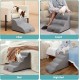 COZY KISS Dog Stairs for Small Dogs 40 cm, Pet Stairs for Couch Made of High Density Sponge, Dog Stairs Dog Ramp with Washable Cover and Non-Slip Base, 40 x 57 x 40 cm, 3 Steps, Grey COZY KISS Dog Stairs for Small Dogs 40 cm, Pet Stairs for Couch Made of High Density Sponge, Dog Stairs Dog Ramp with Washable Cover and Non-Slip Base, 40 x 57 x 40 cm, 3 Steps, Grey