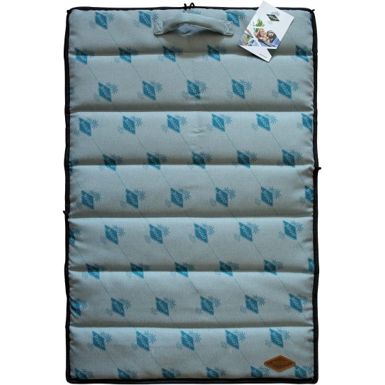 Cannes Dog Mat, Compact and Rollable Mat with Carry Handle, for Dogs and Family, Ideal for Travel, Water-Repellent on One Side, Made in EU (Large, Grey) Cannes Dog Mat, Compact and Rollable Mat with Carry Handle, for Dogs and Family, Ideal for Travel, Water-Repellent on One Side, Made in EU (Large, Grey)