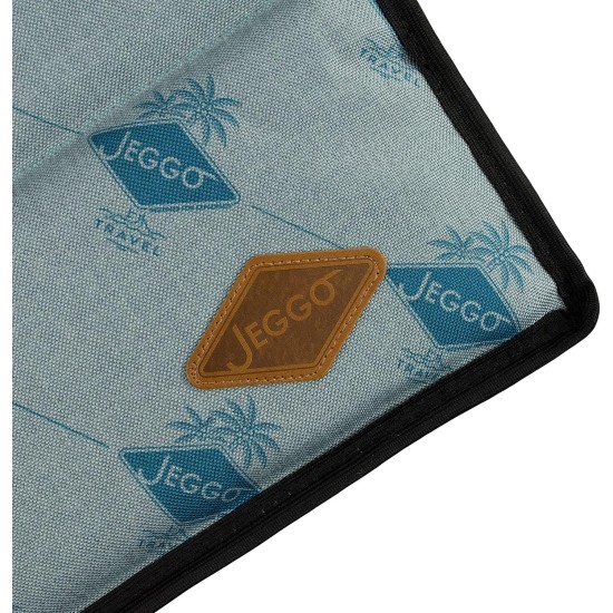 Cannes Dog Mat, Compact and Rollable Mat with Carry Handle, for Dogs and Family, Ideal for Travel, Water-Repellent on One Side, Made in EU (Large, Grey) Cannes Dog Mat, Compact and Rollable Mat with Carry Handle, for Dogs and Family, Ideal for Travel, Water-Repellent on One Side, Made in EU (Large, Grey)