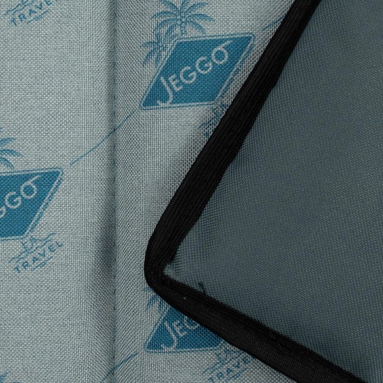 Cannes Dog Mat, Compact and Rollable Mat with Carry Handle, for Dogs and Family, Ideal for Travel, Water-Repellent on One Side, Made in EU (Large, Grey) Cannes Dog Mat, Compact and Rollable Mat with Carry Handle, for Dogs and Family, Ideal for Travel, Water-Repellent on One Side, Made in EU (Large, Grey)