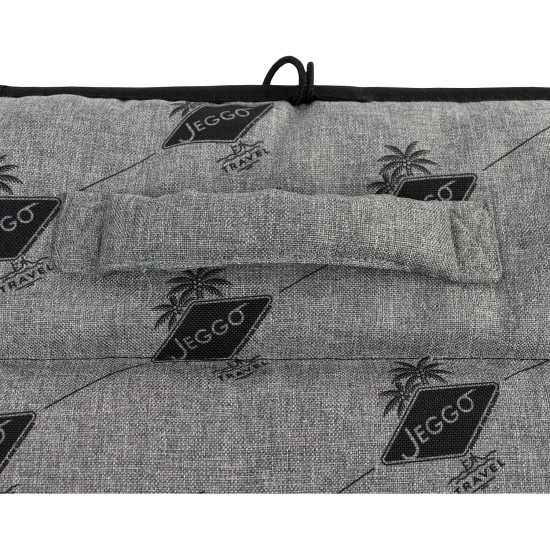 Cannes Dog Mat, Compact and Rollable Mat with Carry Handle, for Dogs and Family, Ideal for Travel, Water-Repellent on One Side, Made in EU (Large, Grey) Cannes Dog Mat, Compact and Rollable Mat with Carry Handle, for Dogs and Family, Ideal for Travel, Water-Repellent on One Side, Made in EU (Large, Grey)