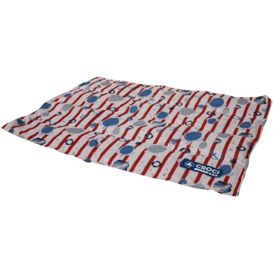 Croci Breeze - Cooling Mat for Animals 65 x 50 cm without Electricity or Batteries - Insert Mat with Cooling Gel for Dogs, Size M, Beach Pattern Croci Breeze - Cooling Mat for Animals 65 x 50 cm without Electricity or Batteries - Insert Mat with Cooling Gel for Dogs, Size M, Beach Pattern