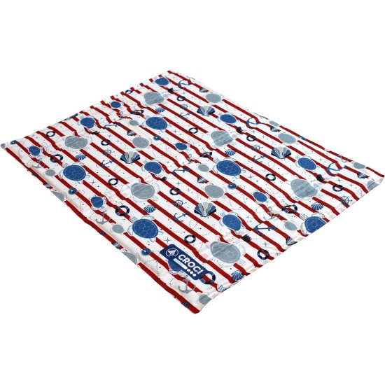 Croci Breeze - Cooling Mat for Animals 65 x 50 cm without Electricity or Batteries - Insert Mat with Cooling Gel for Dogs, Size M, Beach Pattern Croci Breeze - Cooling Mat for Animals 65 x 50 cm without Electricity or Batteries - Insert Mat with Cooling Gel for Dogs, Size M, Beach Pattern