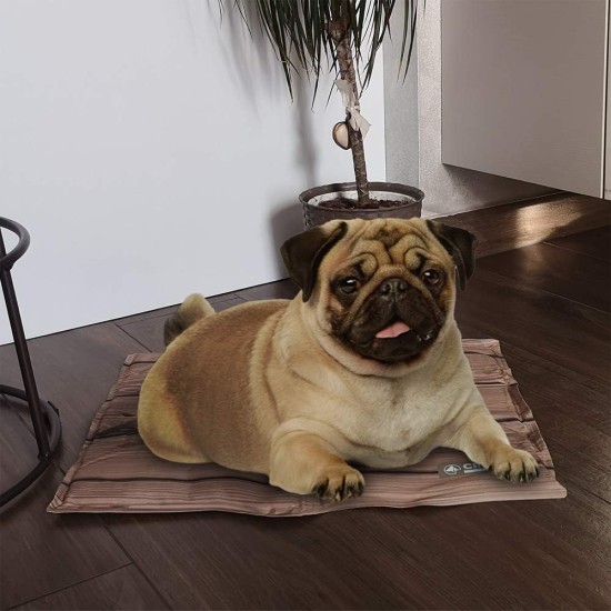 Croci Fresh Wood C6007485 Cooling Mat for Dogs 90 x 50 cm Refreshes the Animal without Additional Tools such as Electricity or Water Inner Layer Made of Foam Rubber 2.4 kg Croci Fresh Wood C6007485 Cooling Mat for Dogs 90 x 50 cm Refreshes the Animal without Additional Tools such as Electricity or Water Inner Layer Made of Foam Rubber 2.4 kg