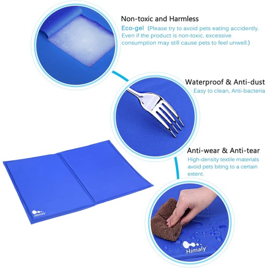 Cushion for Dogs 81 x 96 cm, Dog Mats, Cooling Mat for Dogs Cats, Dog Beds, Cat Beds, Cooling Pad for Pets, Cooling Blanket, Suitable for Home & Outdoor, Computer & Chair Sofa Mat Cooling Cushion for Dogs 81 x 96 cm, Dog Mats, Cooling Mat for Dogs Cats, Dog Beds, Cat Beds, Cooling Pad for Pets, Cooling Blanket, Suitable for Home & Outdoor, Computer & Chair Sofa Mat Cooling
