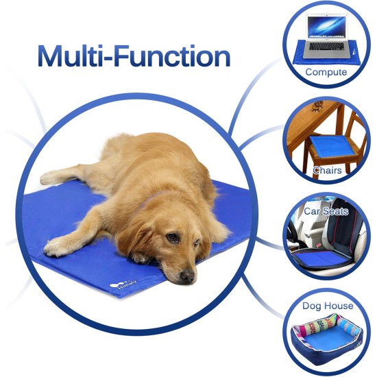 Cushion for Dogs 81 x 96 cm, Dog Mats, Cooling Mat for Dogs Cats, Dog Beds, Cat Beds, Cooling Pad for Pets, Cooling Blanket, Suitable for Home & Outdoor, Computer & Chair Sofa Mat Cooling Cushion for Dogs 81 x 96 cm, Dog Mats, Cooling Mat for Dogs Cats, Dog Beds, Cat Beds, Cooling Pad for Pets, Cooling Blanket, Suitable for Home & Outdoor, Computer & Chair Sofa Mat Cooling