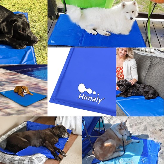 Cushion for Dogs 81 x 96 cm, Dog Mats, Cooling Mat for Dogs Cats, Dog Beds, Cat Beds, Cooling Pad for Pets, Cooling Blanket, Suitable for Home & Outdoor, Computer & Chair Sofa Mat Cooling Cushion for Dogs 81 x 96 cm, Dog Mats, Cooling Mat for Dogs Cats, Dog Beds, Cat Beds, Cooling Pad for Pets, Cooling Blanket, Suitable for Home & Outdoor, Computer & Chair Sofa Mat Cooling