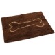 Dirty Dog Doormat 'PAW' 88x68 cm brown