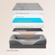 EHEYCIGA Orthopaedic Dog Bed for Large Dogs, Memory Foam Washable and Waterproof Dog Basket with 4 Edges, Non-Slip Dog Sofa, Grey, 106.5 x 76 x 18.5 cm EHEYCIGA Orthopaedic Dog Bed for Large Dogs, Memory Foam Washable and Waterproof Dog Basket with 4 Edges, Non-Slip Dog Sofa, Grey, 106.5 x 76 x 18.5 cm