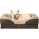 EHEYCIGA Orthopaedic Dog Bed for Large Dogs, Memory Foam Washable and Waterproof Dog Basket with 4 Edges, Non-Slip Dog Sofa, Grey, 106.5 x 76 x 18.5 cm EHEYCIGA Orthopaedic Dog Bed for Large Dogs, Memory Foam Washable and Waterproof Dog Basket with 4 Edges, Non-Slip Dog Sofa, Grey, 106.5 x 76 x 18.5 cm