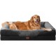 EHEYCIGA Orthopaedic Dog Bed for Large Dogs, Memory Foam Washable and Waterproof Dog Basket with 4 Edges, Non-Slip Dog Sofa, Grey, 106.5 x 76 x 18.5 cm EHEYCIGA Orthopaedic Dog Bed for Large Dogs, Memory Foam Washable and Waterproof Dog Basket with 4 Edges, Non-Slip Dog Sofa, Grey, 106.5 x 76 x 18.5 cm