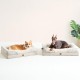EHEYCIGA Orthopaedic Dog Bed for Large Dogs, Memory Foam Washable and Waterproof Dog Basket with 4 Edges, Non-Slip Dog Sofa, Grey, 106.5 x 76 x 18.5 cm EHEYCIGA Orthopaedic Dog Bed for Large Dogs, Memory Foam Washable and Waterproof Dog Basket with 4 Edges, Non-Slip Dog Sofa, Grey, 106.5 x 76 x 18.5 cm