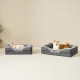 EHEYCIGA Orthopaedic Dog Bed for Large Dogs, Memory Foam Washable and Waterproof Dog Basket with 4 Edges, Non-Slip Dog Sofa, Grey, 106.5 x 76 x 18.5 cm EHEYCIGA Orthopaedic Dog Bed for Large Dogs, Memory Foam Washable and Waterproof Dog Basket with 4 Edges, Non-Slip Dog Sofa, Grey, 106.5 x 76 x 18.5 cm