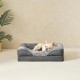 EHEYCIGA Orthopaedic Dog Bed for Large Dogs, Memory Foam Washable and Waterproof Dog Basket with 4 Edges, Non-Slip Dog Sofa, Grey, 106.5 x 76 x 18.5 cm EHEYCIGA Orthopaedic Dog Bed for Large Dogs, Memory Foam Washable and Waterproof Dog Basket with 4 Edges, Non-Slip Dog Sofa, Grey, 106.5 x 76 x 18.5 cm