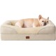 EHEYCIGA Orthopaedic Dog Bed for Large Dogs, Memory Foam Washable and Waterproof Dog Basket with 4 Edges, Non-Slip Dog Sofa, Grey, 106.5 x 76 x 18.5 cm EHEYCIGA Orthopaedic Dog Bed for Large Dogs, Memory Foam Washable and Waterproof Dog Basket with 4 Edges, Non-Slip Dog Sofa, Grey, 106.5 x 76 x 18.5 cm