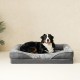 EHEYCIGA Orthopaedic Dog Bed for Large Dogs, Memory Foam Washable and Waterproof Dog Basket with 4 Edges, Non-Slip Dog Sofa, Grey, 106.5 x 76 x 18.5 cm EHEYCIGA Orthopaedic Dog Bed for Large Dogs, Memory Foam Washable and Waterproof Dog Basket with 4 Edges, Non-Slip Dog Sofa, Grey, 106.5 x 76 x 18.5 cm