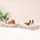 EHEYCIGA Orthopaedic Dog Bed for Large Dogs, Memory Foam Washable and Waterproof Dog Basket with 4 Edges, Non-Slip Dog Sofa, Grey, 106.5 x 76 x 18.5 cm EHEYCIGA Orthopaedic Dog Bed for Large Dogs, Memory Foam Washable and Waterproof Dog Basket with 4 Edges, Non-Slip Dog Sofa, Grey, 106.5 x 76 x 18.5 cm