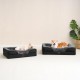 EHEYCIGA Orthopaedic Dog Bed for Small Dogs, Memory Foam Washable and Waterproof Dog Basket with 4 Edges, Non-Slip Dog Sofa, Grey, 76 x 51 x 16.5 cm EHEYCIGA Orthopaedic Dog Bed for Small Dogs, Memory Foam Washable and Waterproof Dog Basket with 4 Edges, Non-Slip Dog Sofa, Grey, 76 x 51 x 16.5 cm