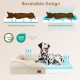 EHEYCIGA Orthopaedic Dog Bed for Small Dogs, Memory Foam Washable and Waterproof Dog Basket with 4 Edges, Non-Slip Dog Sofa, Grey, 76 x 51 x 16.5 cm EHEYCIGA Orthopaedic Dog Bed for Small Dogs, Memory Foam Washable and Waterproof Dog Basket with 4 Edges, Non-Slip Dog Sofa, Grey, 76 x 51 x 16.5 cm