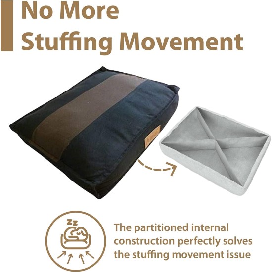 Ellie-Bo Replacement Cow Hide Dog Bed Cover, 87 x 57 cm, Large Ellie-Bo Replacement Cow Hide Dog Bed Cover, 87 x 57 cm, Large