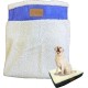Ellie-Bo Replacement Cow Hide Dog Bed Cover, 87 x 57 cm, Large Ellie-Bo Replacement Cow Hide Dog Bed Cover, 87 x 57 cm, Large