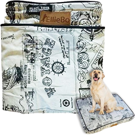 Ellie-Bo Replacement Cow Hide Dog Bed Cover, 87 x 57 cm, Large Ellie-Bo Replacement Cow Hide Dog Bed Cover, 87 x 57 cm, Large