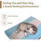 Ellie-Bo Replacement Cow Hide Dog Bed Cover, 87 x 57 cm, Large Ellie-Bo Replacement Cow Hide Dog Bed Cover, 87 x 57 cm, Large