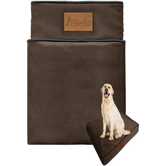 Ellie-Bo Replacement Cow Hide Dog Bed Cover, 87 x 57 cm, Large Ellie-Bo Replacement Cow Hide Dog Bed Cover, 87 x 57 cm, Large