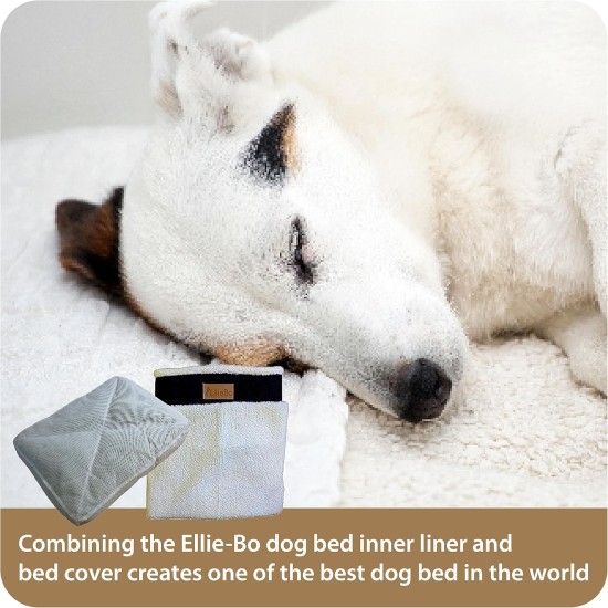 Ellie-Bo Replacement Cow Hide Dog Bed Cover, 87 x 57 cm, Large Ellie-Bo Replacement Cow Hide Dog Bed Cover, 87 x 57 cm, Large