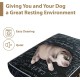 Ellie-Bo Replacement Cow Hide Dog Bed Cover, 87 x 57 cm, Large Ellie-Bo Replacement Cow Hide Dog Bed Cover, 87 x 57 cm, Large