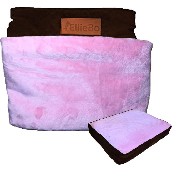 Ellie-Bo Replacement Cow Hide Dog Bed Cover, 87 x 57 cm, Large Ellie-Bo Replacement Cow Hide Dog Bed Cover, 87 x 57 cm, Large