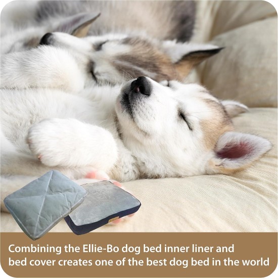 Ellie-Bo Replacement Cow Hide Dog Bed Cover, 87 x 57 cm, Large Ellie-Bo Replacement Cow Hide Dog Bed Cover, 87 x 57 cm, Large